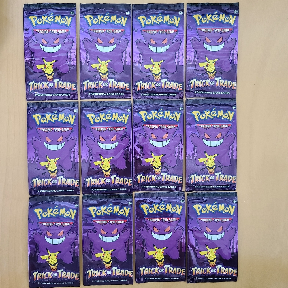 Pokémon Trick or Trade BOOster Packs X 12